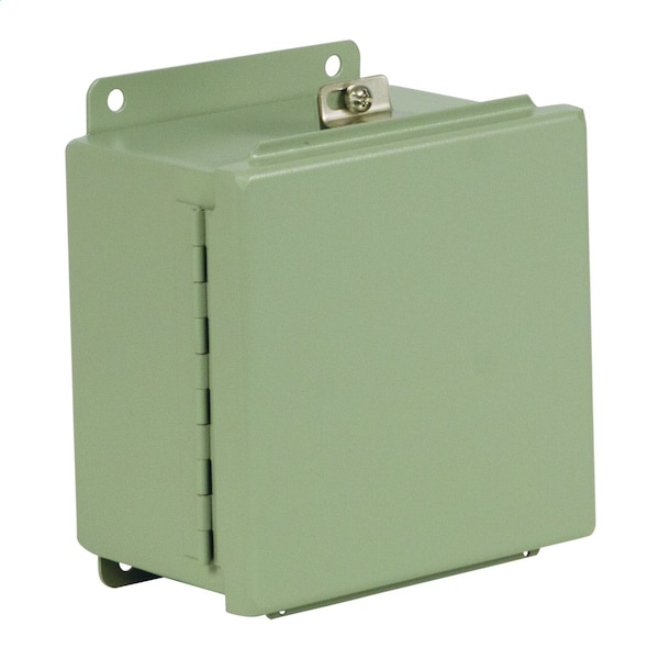 Wiegmann Screws and Clamps Electrical Enclosures, 4 in H, 3 in D, 4 in W, 4, Carbon Steel BN4040403CH - main